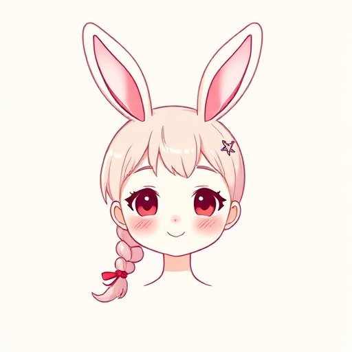 小兔子爱吃草莓